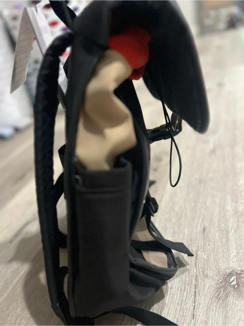 Joan & David Black and Tan 18 inch workbook Backpack